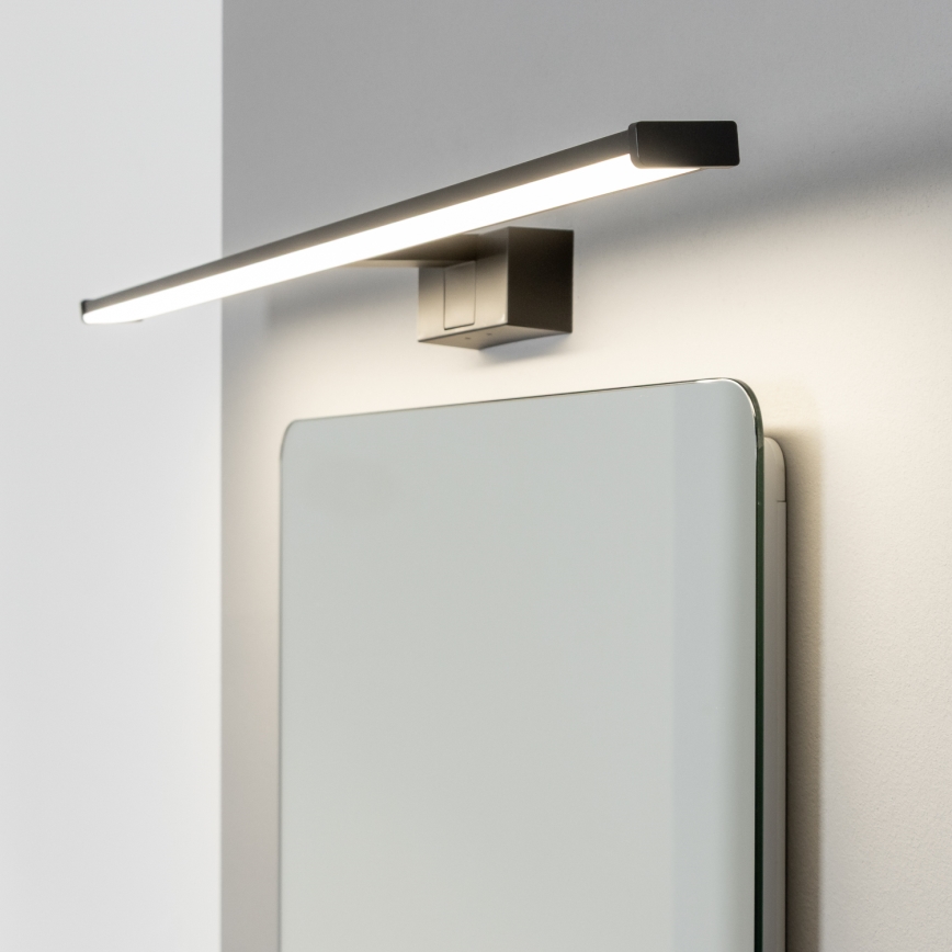 Brilagi - Iluminação LED 3 em 1 para espelho de casa de banho VESTRA LED/15W/230V 80 cm IP44 preta