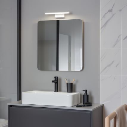 Brilagi - Iluminação LED 3 em 1 para espelho de casa de banho VESTRA LED/6W/230V 30 cm IP44 branco