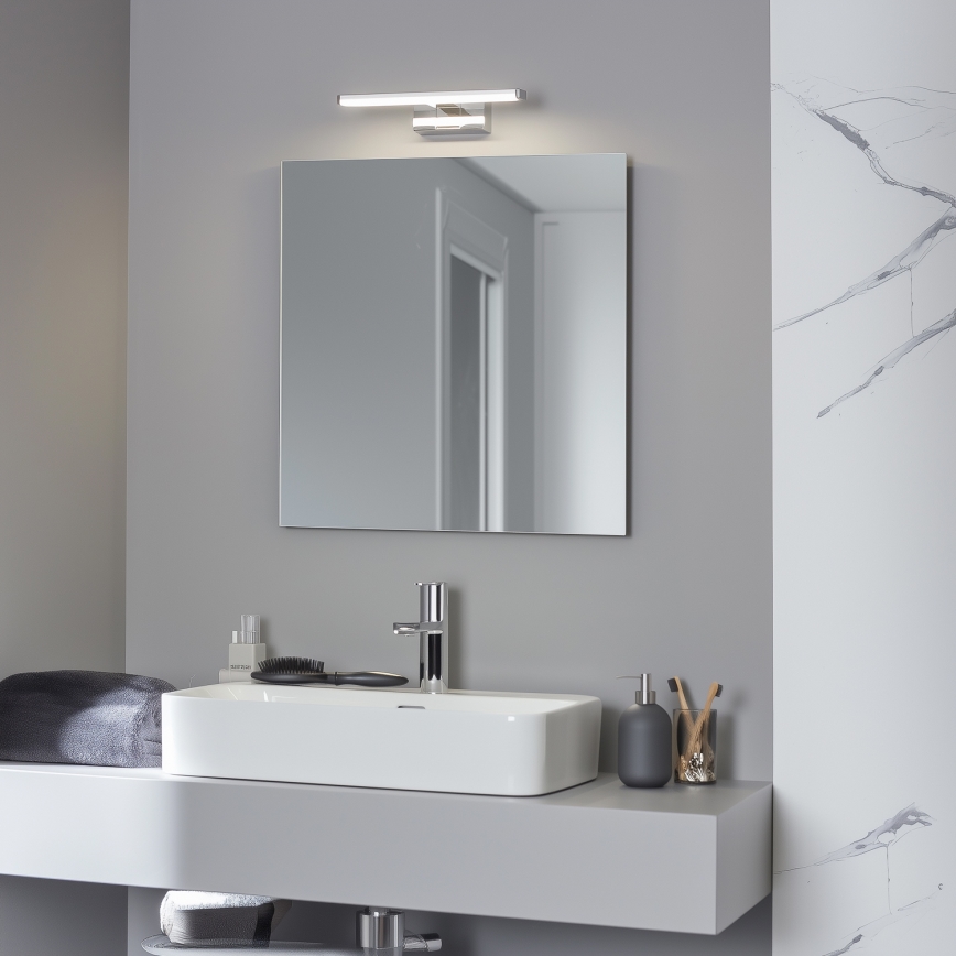 Brilagi - Iluminação LED para espelho de casa de banho 3 em 1 VESTRA LED/6W/230V 30 cm IP44 cromado brilhante