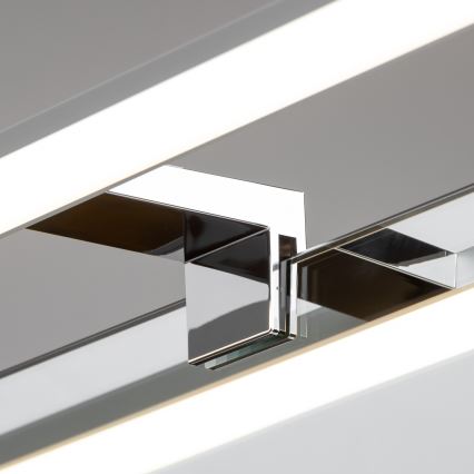 Brilagi - Iluminação LED para espelho de casa de banho 3 em 1 VESTRA LED/6W/230V 30 cm IP44 cromado brilhante