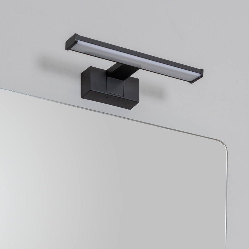 Brilagi - Iluminação LED para espelho de casa de banho 3 em 1 VESTRA LED/6W/230V 30 cm IP44 preta