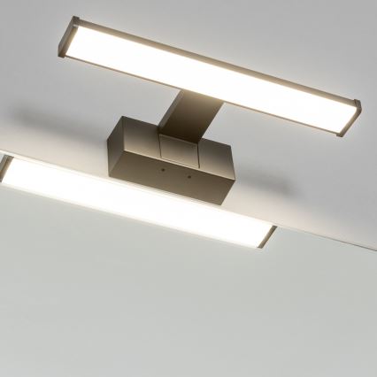 Brilagi - Iluminação LED para espelho de casa de banho 3 em 1 VESTRA LED/6W/230V 30 cm IP44 preta