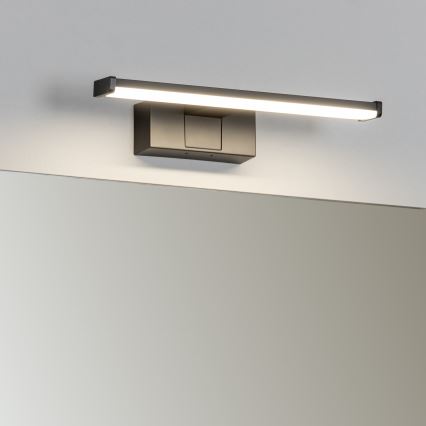 Brilagi - Iluminação LED para espelho de casa de banho 3 em 1 VESTRA LED/6W/230V 30 cm IP44 preta