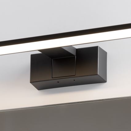 Brilagi - Iluminação LED para espelho de casa de banho 3 em 1 VESTRA LED/6W/230V 30 cm IP44 preta