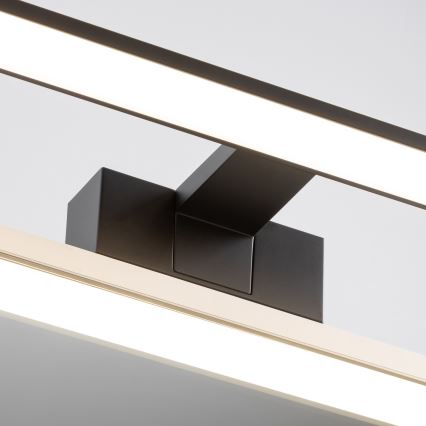 Brilagi - Iluminação LED para espelho de casa de banho 3 em 1 VESTRA LED/6W/230V 30 cm IP44 preta