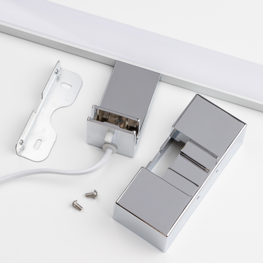 Brilagi - Iluminação LED para espelho de casa de banho 3 em 1 VESTRA LED/8W/230V 40 cm IP44 cromado brilhante
