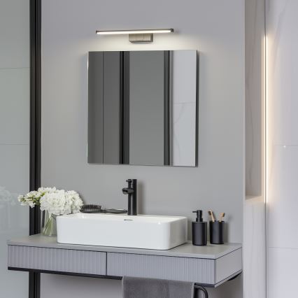 Brilagi - Iluminação LED para espelho de casa de banho 3 em 1 VESTRA LED/8W/230V 40 cm IP44 preto