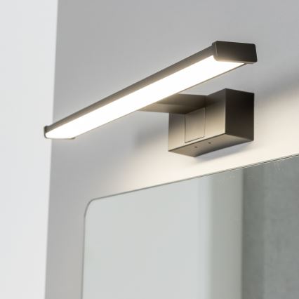 Brilagi - Iluminação LED para espelho de casa de banho 3 em 1 VESTRA LED/8W/230V 40 cm IP44 preto