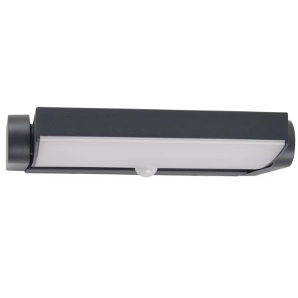Brilagi - Iluminação LED para parede exterior com sensor ANKLE LED/18W/230V 3000K IP65 antracite