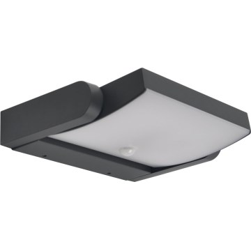 Brilagi - Iluminação LED para parede exterior com sensor ANKLE LED/18W/230V 4000K IP65 antracite