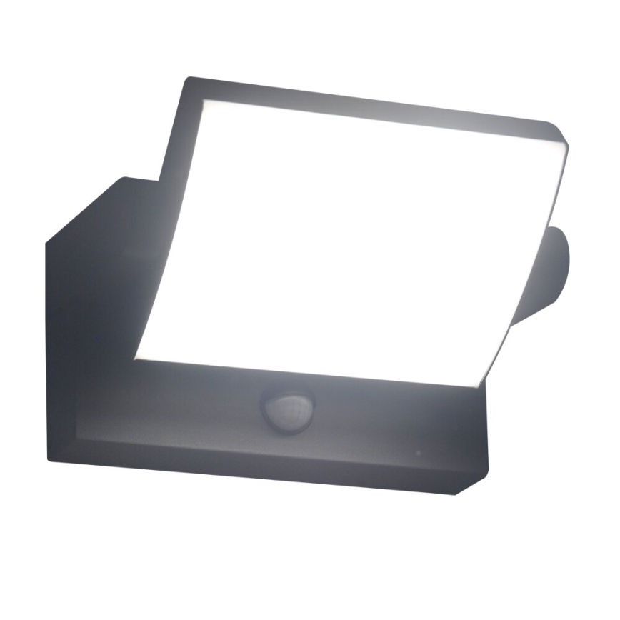 Brilagi - Iluminação LED para parede exterior com sensor ANKLE LED/18W/230V 4000K IP65 antracite