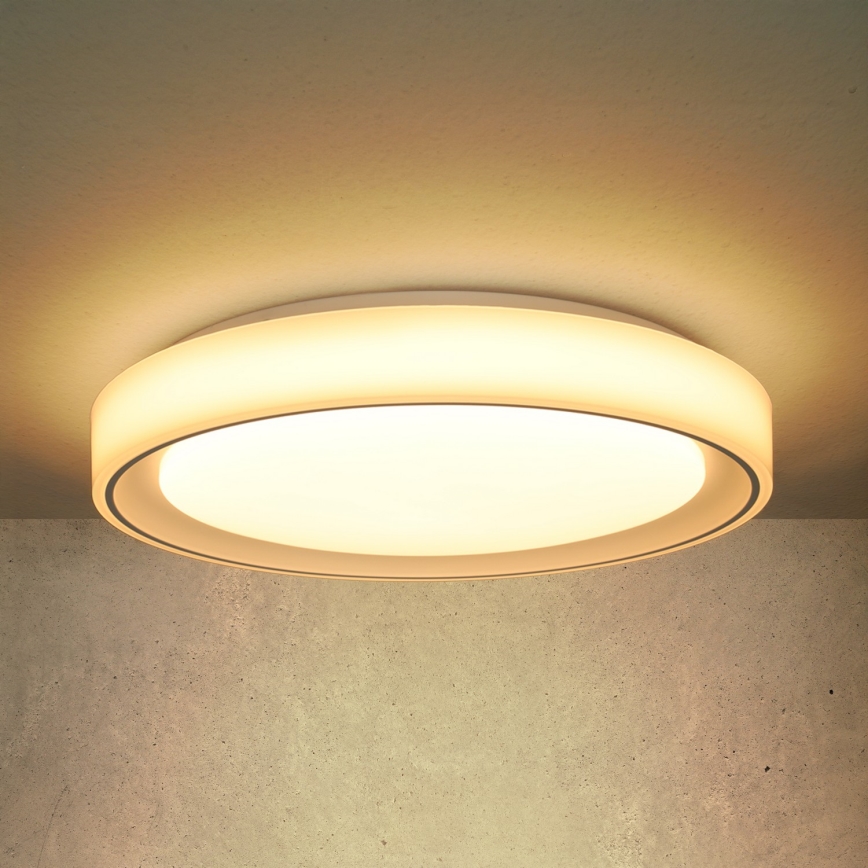 Brilagi - Iluminação de teto LED RGB com regulação FLOCO LED/30W/230V 3000-6500K Wi-Fi Tuya + LED/6W + comando