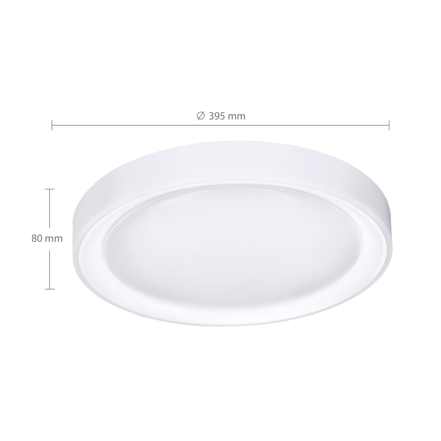 Brilagi - Iluminação de teto LED RGB com regulação FLOCO LED/30W/230V 3000-6500K Wi-Fi Tuya + LED/6W + comando