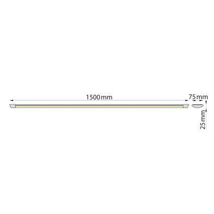 Brilagi - Iluminação para armário de cozinha LED AVERO LED/45W/230V 150 cm