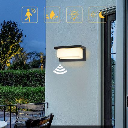 Brilagi - Iluminação solar de parede LED com sensor BRICKY LED/5W/6V IP65