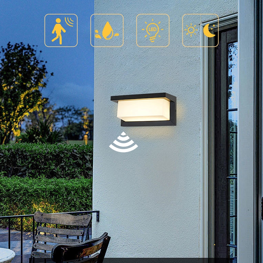 Brilagi - Iluminação solar de parede LED com sensor BRICKY LED/5W/6V IP65