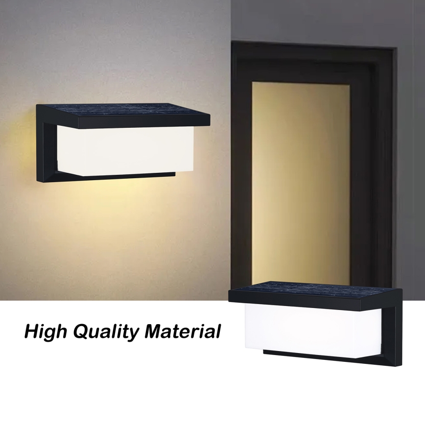 Brilagi - Iluminação solar de parede LED com sensor BRICKY LED/5W/6V IP65