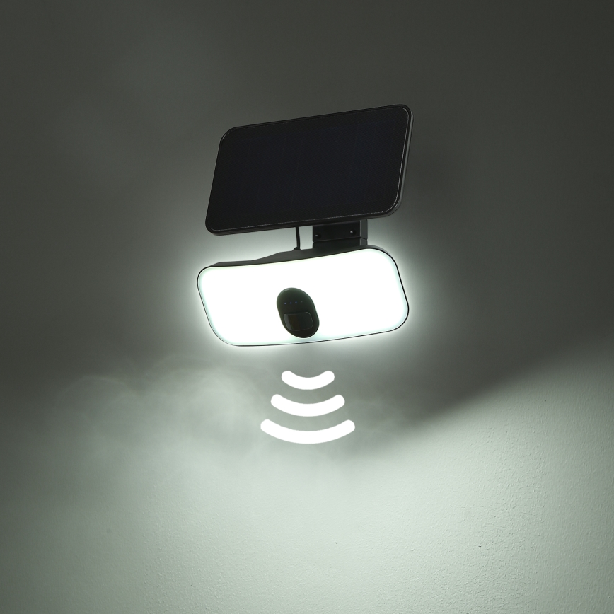 Brilagi - Iluminação solar de parede LED com sensor ROOF LED/13W/5V IP65