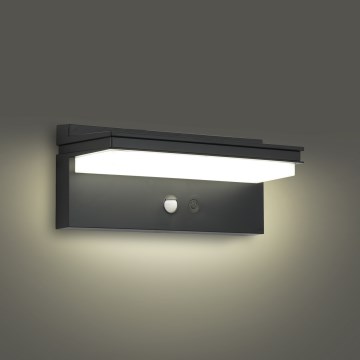 Brilagi - Iluminação solar de parede LED com sensor SOL SENSE LED/10W/3,7V 4000 mAh IP44