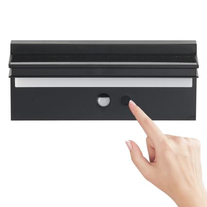 Brilagi - Iluminação solar de parede LED com sensor SOL SENSE LED/10W/3,7V 4000 mAh IP44