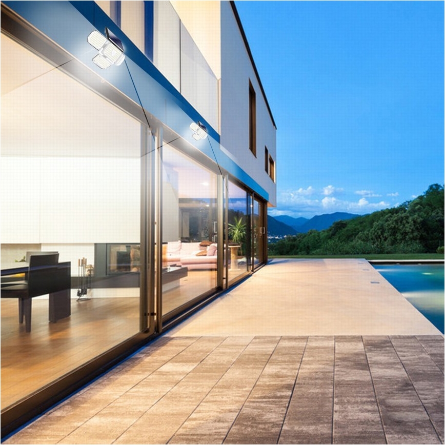 Brilagi - LED Candeeiro de parede solar com sensor de movimento e anoitecer WALLIE LED/5W/5,5V 2400 mAh IP65