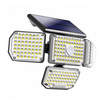 Brilagi - LED Candeeiro de parede solar com sensor de movimento e anoitecer WALLIE LED/5W/5,5V 2400 mAh IP65