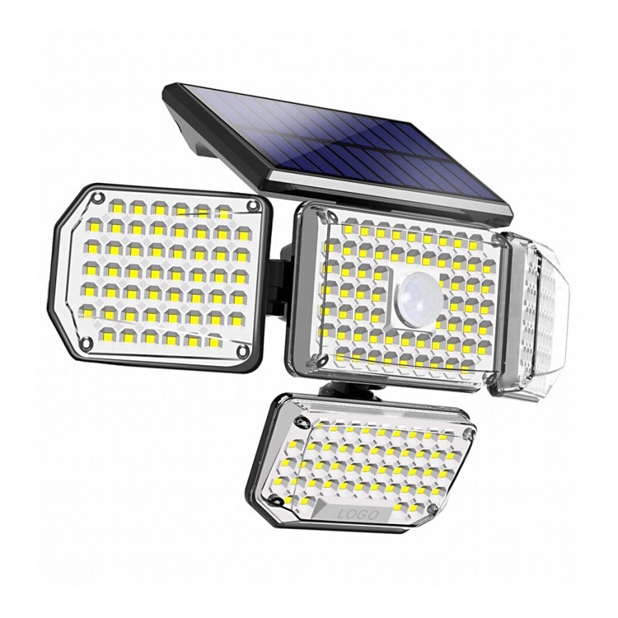 Brilagi - LED Candeeiro de parede solar com sensor de movimento e anoitecer WALLIE LED/5W/5,5V 2400 mAh IP65