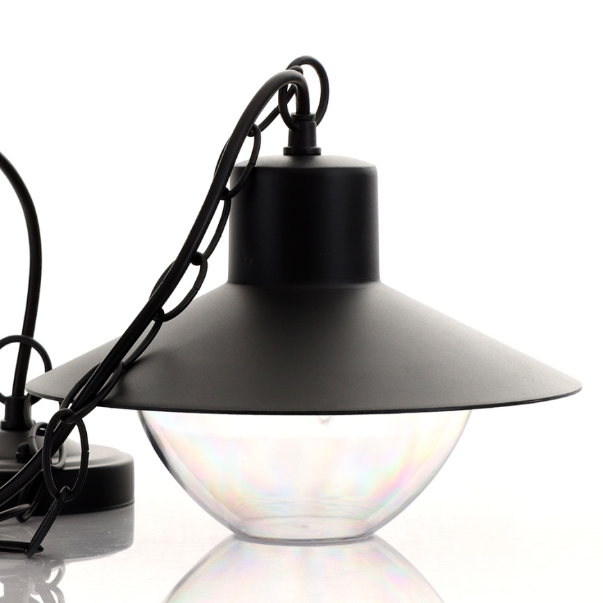 Brilagi - Iluminação suspensa exterior LED VEERLE 1xE27/60W/230V IP44