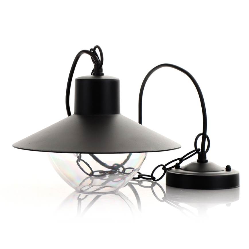 Brilagi - Iluminação suspensa exterior LED VEERLE 1xE27/60W/230V IP44
