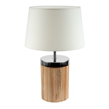 Brilagi - Lâmpada de mesa FERNI 1xE27/40W/230V creme