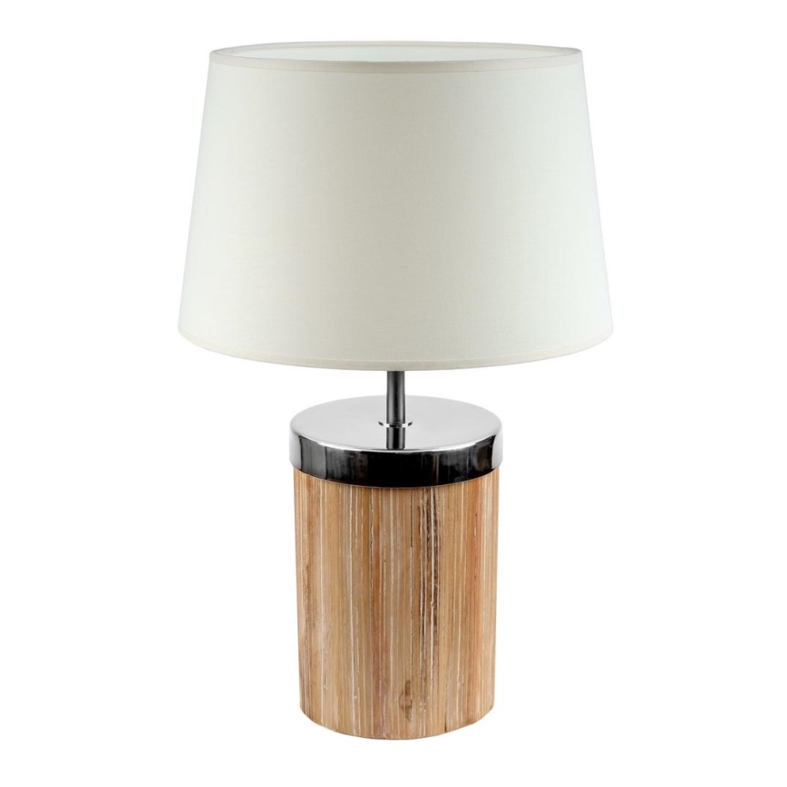 Brilagi - Lâmpada de mesa FERNI 1xE27/40W/230V creme