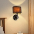 Brilagi - Lâmpada de parede LED DAYA 1xE14/40W/230V + LED/3W preta