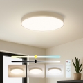 Brilagi - Lâmpada de tecto LED Dimável POOL LED/60W/230V 3000-6000K diâmetro 50 cm bege + Controle remoto