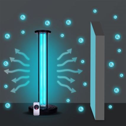 Brilagi - Lâmpada germicida UVC/100W/230V + comando