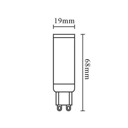 Brilagi - Lâmpada LED com regulação G9/6W/230V 3000K