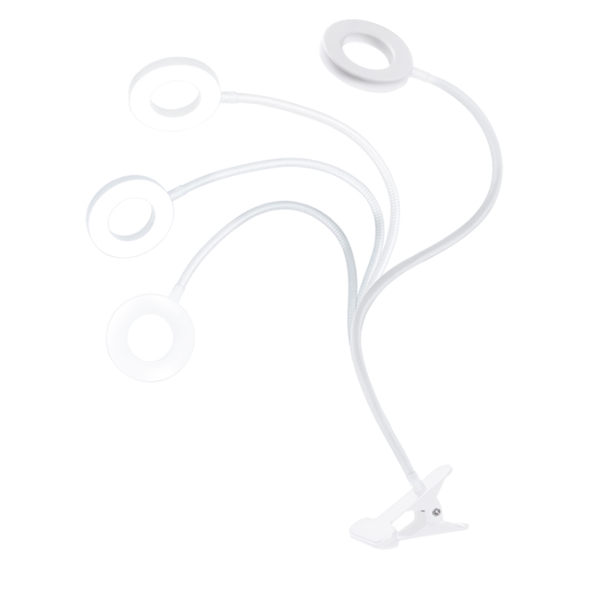 Brilagi - Lâmpada LED Regulável com Clip ORBELA LED/8W/230V 3000/4000/5000K branca