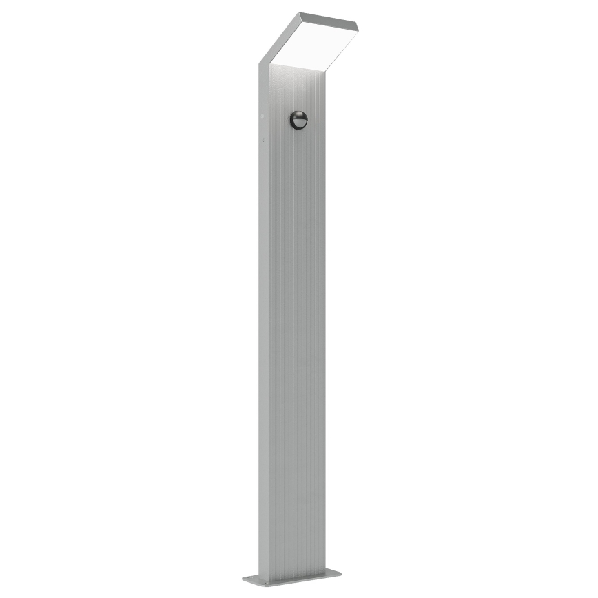Brilagi - Lâmpada LED de exterior com sensor RIANO LED/8W/230V prateada IP65