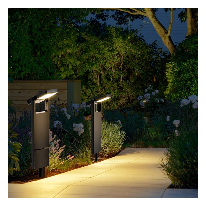 Brilagi - Lâmpada Solar LED SUN SPIKE LED/4W/3,7V 2200 mAh IP44