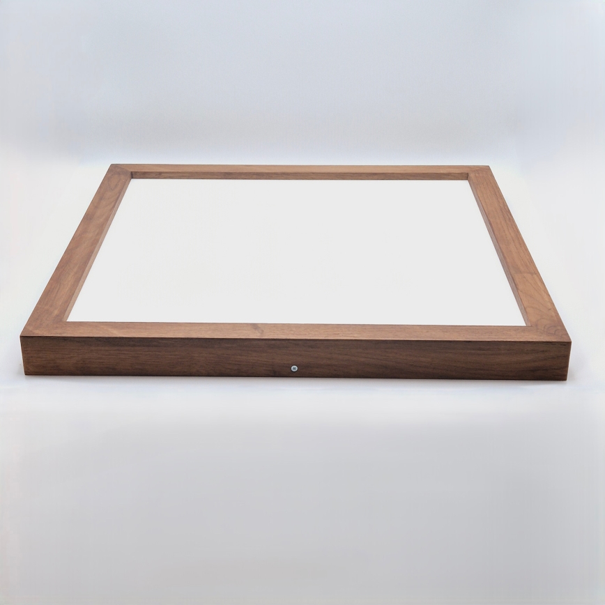 Brilagi - LED Luminária de teto para banheiro WOODY FRAME LED/50W/230V 60x60 cm IP44 carvalho cerejeira