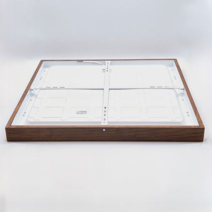 Brilagi - LED Luminária de teto para banheiro WOODY FRAME LED/50W/230V 60x60 cm IP44 carvalho cerejeira