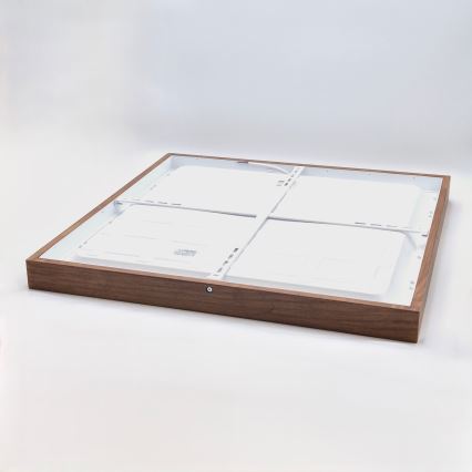 Brilagi - LED Luminária de teto para banheiro WOODY FRAME LED/50W/230V 60x60 cm IP44 carvalho cerejeira