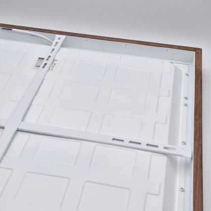 Brilagi - LED Luminária de teto para banheiro WOODY FRAME LED/50W/230V 60x60 cm IP44 carvalho cerejeira
