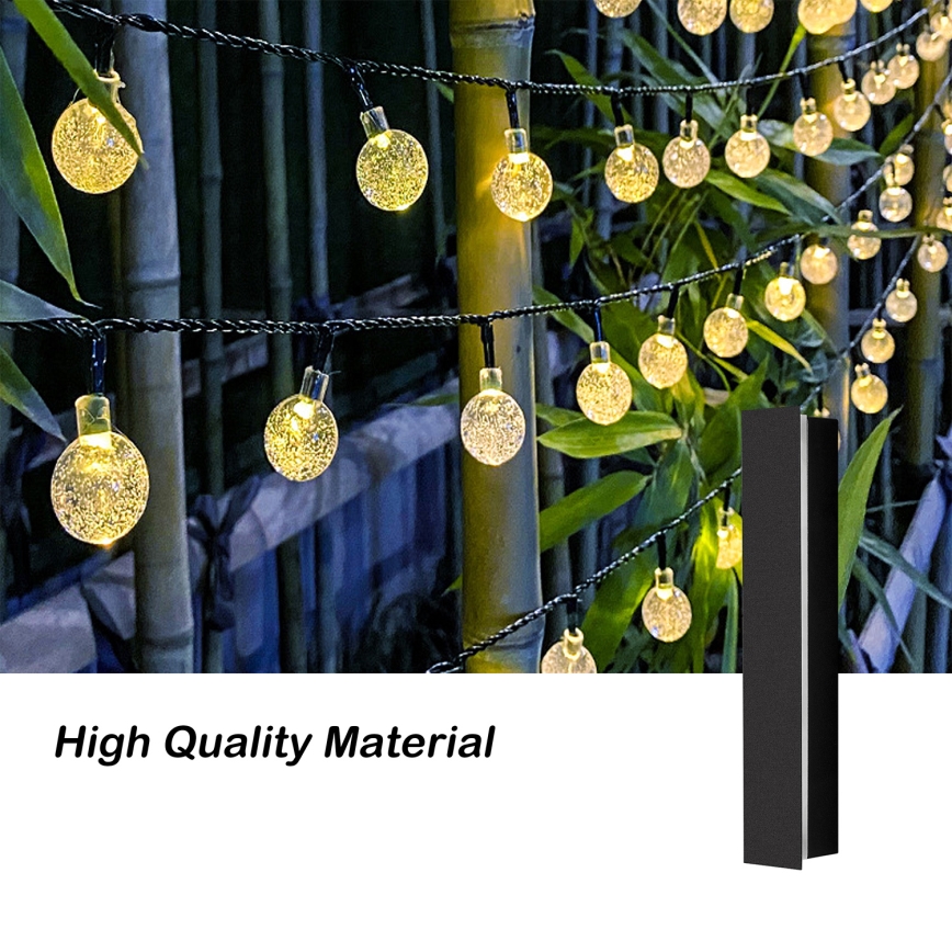 Brilagi - Aplique de Parede LED Exterior LINEAR LED/8W/230V 3000K IP65 30 cm preto CRI 90