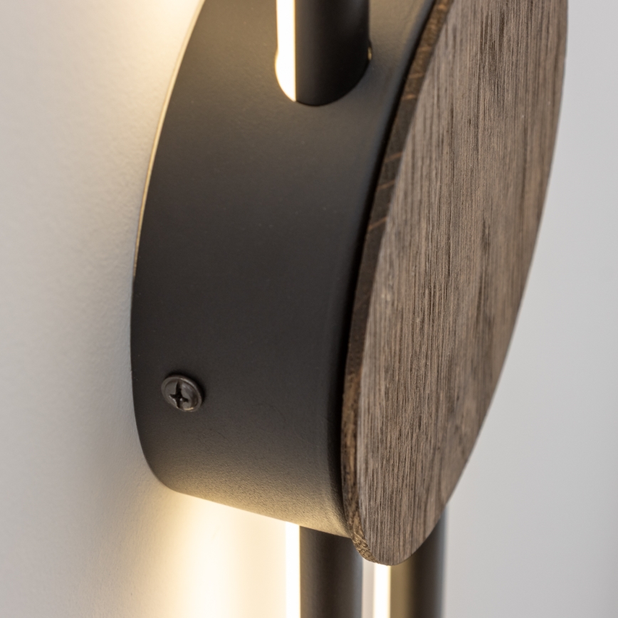 Brilagi - Luminária de Parede LED WOODY COLLINE LED/15W/230V 80 cm carvalho nogueira