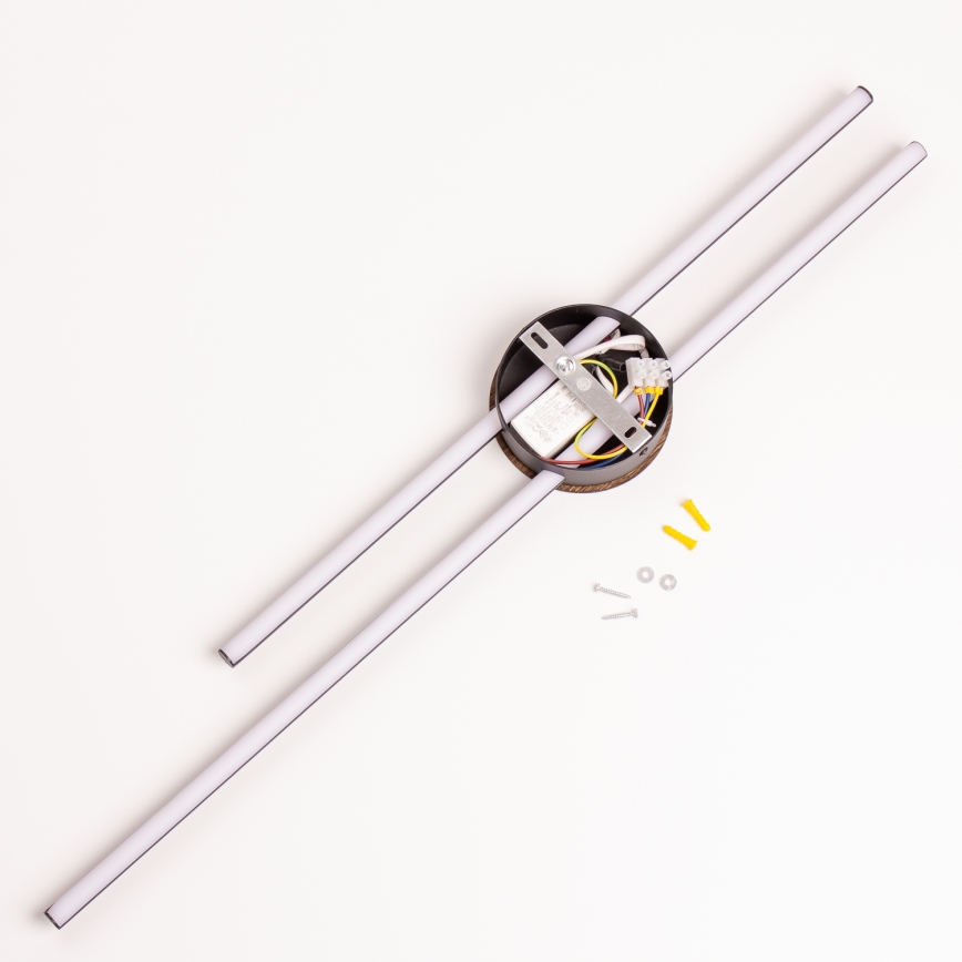 Brilagi - Luminária de Parede LED WOODY COLLINE LED/15W/230V 80 cm carvalho nogueira