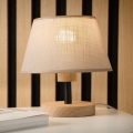 Brilagi - LED Candeeiro de mesa ANTHONY 1xE27/60W/230V carvalho/bege