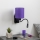 Brilagi - LED Candeeiro de parede flexível NUBILA 1xE27/25W/230V + LED/3W preto/roxo