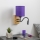 Brilagi - LED Candeeiro de parede flexível NUBILA WOOD 1xE27/25W/230V + LED/3W carvalho/roxo