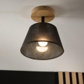 Brilagi - LED  Candeeiro integrado ANTHONY 1xE14/60W/230V carvalho/preto
