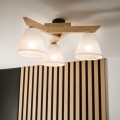 Brilagi - LED  Candeeiro integrado ANTHONY 3xE14/40W/230V carvalho/branco